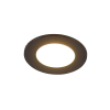 QAZQA Blanca Spot encastrable - 9x9cm - LED incluse - 3 niveaux de variation - IP44 - noir mat SW1187214