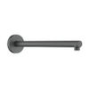 Hansgrohe douchearm - 39cm - wand - brushed black chrome (zwart) SW1566450