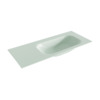 Mondiaz BIG small Greey solid surface inbouw wastafel 110cm rechts SW428950 Mondiaz BIG small Greey solid surface inbouw wastafel 110cm rechts SW428950