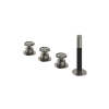 Hotbath Cobber @work 4-gats inbouwbadrandcombinatie met 2 mengkraan knoppen met omstel en handdouche geborsteld nikkel SW440724 Hotbath Cobber @work 4-gats inbouwbadrandcombinatie met 2 mengkraan knoppen met omstel en handdouche geborsteld nikkel SW440724