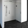 Saniclass Create douchedeur 180x200cm 2-delig profielloos met antikalk en 8mm veiligheidsglas geborsteld RVS SW223804 Saniclass Create douchedeur 180x200cm 2-delig profielloos met antikalk en 8mm veiligheidsglas geborsteld RVS SW223804