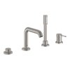 Grohe Essence New Set de finition mitigeur de bain sur gorge 4 trous avec garniture de douche supersteel SW73255 Grohe Essence New Set de finition mitigeur de bain sur gorge 4 trous avec garniture de douche supersteel SW73255