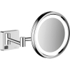 Hansgrohe Addstoris Make-up - spiegel led 3x vergroting - hoogglans chroom SW651462
