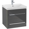 Villeroy en boch Avento wastafelonderkast 567x520x447 met 2x lade crystal grey SW59892 Villeroy en boch Avento wastafelonderkast 567x520x447 met 2x lade crystal grey SW59892