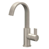 IVY Pact Mitigeur de lavabo - sur plage - bec cascade orientable - coldstart - Nickel brossé PVD SW1030840