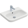 Villeroy & Boch Architectura wastafel onderzijde - geslepen - 60x47cm - met kraangat - met overloop - White Alpine (glans wit) 1025266