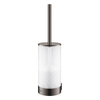 Grohe Selection Toiletborstelhouder - wandmontage - rond - open - hard graphite (antraciet) SW499837