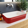 Mondiaz Arvo waskom 55x38x13cm rechthoek opbouw Solid Surface Fire/Talc SW643560 Mondiaz Arvo waskom 55x38x13cm rechthoek opbouw Solid Surface Fire/Talc SW643560