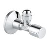 Grohe hoekstopkraan knel 1/2x3/8 m. metalen greep chroom SW94467 Grohe hoekstopkraan knel 1/2x3/8 m. metalen greep chroom SW94467