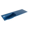 Mondiaz BIG small Jeans solid surface inbouw wastafel 140cm links SW431942 Mondiaz BIG small Jeans solid surface inbouw wastafel 140cm links SW431942