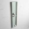 Mondiaz Easy nis 29.5x89.5x8cm voor Inbouw/opbouw 2 open vakken Solid surface Greey/Greey SW643807