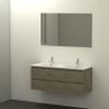 Qisani Allasio badmeubelset 120x45.5x52 met spiegel met softclose lancelot grijs SW276945 Qisani Allasio badmeubelset 120x45.5x52 met spiegel met softclose lancelot grijs SW276945