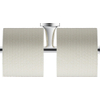 Duravit Starck T Toiletrolhouder - dubbel - zonder klep - hoogglans chroom SW297077