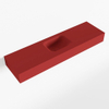 MONDIAZ LEX Opbouwwastafel 110x30x12cm 0 kraangaten wasbak midden Solid Surface mat SW476608 MONDIAZ LEX Opbouwwastafel 110x30x12cm 0 kraangaten wasbak midden Solid Surface mat SW476608