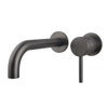 Wiesbaden Caral Robinet lavabo thermostatique avec inverseur avec partie encastrable Gun metal SW710741 Wiesbaden Caral Robinet lavabo thermostatique avec inverseur avec partie encastrable Gun metal SW710741