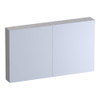 BRAUER Impress armoire de toilette - 120x70x15cm - sans éclairage - 2 portes miroir double face - Forest Seashell SW1198992