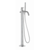 Crosswater 3ONE6 Staande Badkraan - vrijstaand - 90.5cm hoog - staafhanddouche - geborsteld RVS SW876135