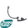 FugaFlow Eccelente Sobrado Combinaison vidage baignoire avec bonde clic clac Gunmetal poli SW1123250