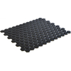 The Mosaic Factory Barcelona mozaïektegel - 26x30cm - 6mm - hexagon - mat black (zwart) SW62220