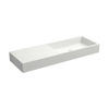 Clou Mini Wash Me lave-mains 56x19cm gauche sans bonde pierre minérale Blanc SW9307