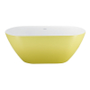 Best Design Friday Baignoire îlot 180x78x60cm acrylique Jaune/blanc brillant SW767429 Best Design Friday Baignoire îlot 180x78x60cm acrylique Jaune/blanc brillant SW767429