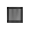 Hotbath &MORE Inbouwbox of inbouwnis - 30x30x10 - Geborsteld gunmetal PVD SW1246551