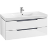Villeroy & Boch Subway 2.0 Meuble sous lavabo 98.7x44.9x41.6cm avec 2 tiroirs pour lavabo 7175 100cm Blanc brillant 1024268 Villeroy & Boch Subway 2.0 Meuble sous lavabo 98.7x44.9x41.6cm avec 2 tiroirs pour lavabo 7175 100cm Blanc brillant 1024268