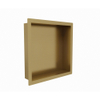 FugaFlow Eccelente Vetro Niche encastrable - 30x30x10cm - Laiton brossé SW1123829