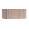 H&R Badmeubelen Juice Wastafelonderkast - 100x45x40cm - afgeronde hoeken - 3D-front - 1 lade - geïntegreerde greep - strawberry SW1259172