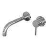 BRAUER Stripe Mitigeur lavabo encastré - bec courbé et rosaces - modèle A1 - chrome SW1434704