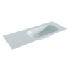 Mondiaz BIG small Clay solid surface inbouw wastafel 120cm rechts SW429675 Mondiaz BIG small Clay solid surface inbouw wastafel 120cm rechts SW429675