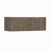 H&R Badmeubelen Juice Wastafelonderkast - 120x45x40cm - rechterhoek afgerond - 3D-front - 1 lade - geïntegreerde greep - tucson oak SW1259832
