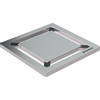 Geberit grille 8x8cm pour siphon de douche carré inox GA10834