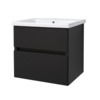 Best Design Quick Black Greeploos meubel onderkast en wastafel 65 cm mat zwart SW280236 Best Design Quick Black Greeploos meubel onderkast en wastafel 65 cm mat zwart SW280236