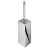 Geesa Modern Art Brosse de toilettes avec support Chrome (tête de brosse noire) 0653513