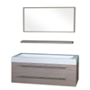 Differnz Force1250 badmeubelset 125x49x48cm MDF 2 kraangaten 1 wasbak met spiegel Eiken SW21879 Differnz Force1250 badmeubelset 125x49x48cm MDF 2 kraangaten 1 wasbak met spiegel Eiken SW21879