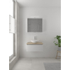 Bruynzeel Giro badmeubelset 49x75x46cm 1 wasbak 1 lade met spiegelkast met softclose composite glans wit SW384238 Bruynzeel Giro badmeubelset 49x75x46cm 1 wasbak 1 lade met spiegelkast met softclose composite glans wit SW384238