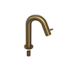 INK Robinet de lavabo - 19,5 cm - sur pied - courbé - laiton brossé or mat SW692925