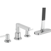 Hansgrohe Finoris Afdekset 4-gats badkraan - met s-box - hoogglans chroom SW651142
