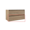 Saniclass Chaci Badkameronderkast Service Onderdeel - 100cm - onderste lade - binnenlade antraciet - voor SW1212774 - eiken SW1408471