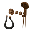 Brauer Copper Edition Mitigeur bain encastrable remplissage baignoire par trop-plein avec douchette 3 jets avec partie encastrable Cuivre brossé PVD SW374514 Brauer Copper Edition Mitigeur bain encastrable remplissage baignoire par trop-plein avec douchette 3 jets avec partie encastrable Cuivre brossé PVD SW374514
