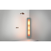 Sunshower Round Plus L infrarouge + lumière UV en saillie incl. kit d'installation d'angle 185x33x25cm full body Organic Grey SW769478