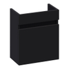 Saniclass Solution Fonteinonderkast - 40x45x22cm - 1 linksdraaiende deur - MDF - mat zwart SW522726