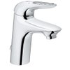 Grohe Eurostyle New 1 gats wastafelkraan M size met ketting chroom SW28933 Grohe Eurostyle New 1 gats wastafelkraan M size met ketting chroom SW28933