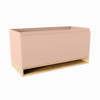 Mondiaz FLOTT Meuble sous vasque - 100x45x50cm - 1 tiroir - softclose - 1 découpe centre - Rosee SW1015213