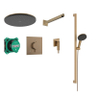 Hansgrohe Raindance Alive S set de douche encastré - 30cm - 1 jet - brushed bronze SW1566571