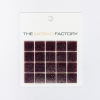 SAMPLE The Mosaic Factory Amsterdam carreau mosaïque 2x2x0.4cm pour mur et sol pour intérieur et extérieur carré Verre Violet Foncé SW861848