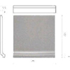 Mosa global collection plint 14.6X15.5cm zandgeel uni mat SW362427 Mosa global collection plint 14.6X15.5cm zandgeel uni mat SW362427