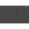 Geberit Sigma40 plaque de commande - chasse à 2 touches - extra plate - boutons carrés - inox - easy to clean - noir mat SW1236999
