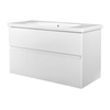 Best Design Quick Greeploos meubel onderkast en wastafel 100 cm glans wit SW280232